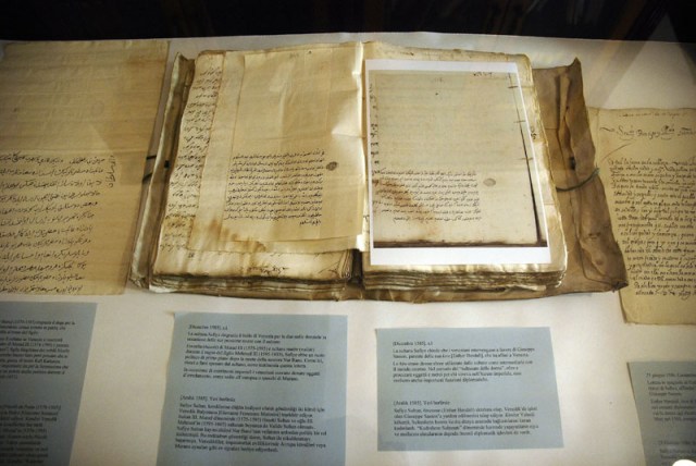 Le carte del Sultano nell'Archivio di Stato di Venezia