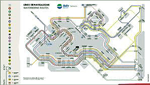 mappa battelli venezia