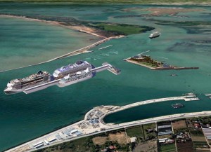 Progetto avamporto galleggiante a Venezia